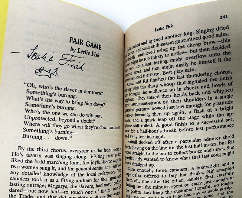 C.J. Cherryh Collection: Merovingen Nights #2,4,5,6,7 - Signed by: C.J. Cherryh, Mercedes Lackey, Leslie Fish & Roberta Rogow [Photo 20]