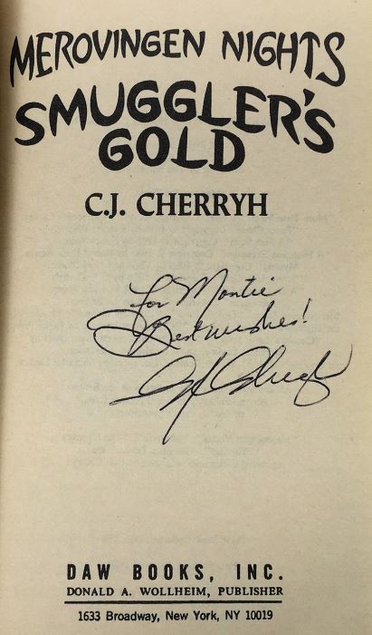 C.J. Cherryh Collection: Merovingen Nights #2,4,5,6,7 - Signed by: C.J. Cherryh, Mercedes Lackey, Leslie Fish & Roberta Rogow [Photo 14]