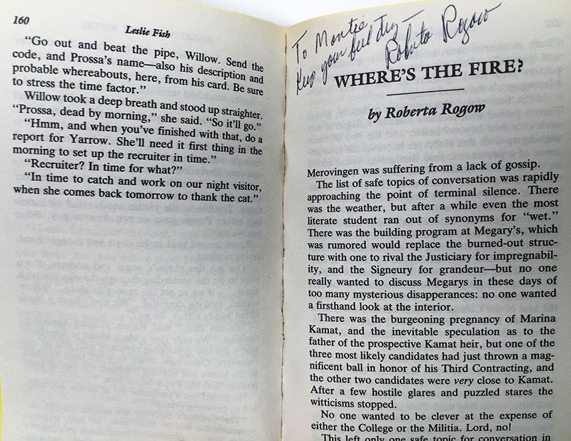 C.J. Cherryh Collection: Merovingen Nights #2,4,5,6,7 - Signed by: C.J. Cherryh, Mercedes Lackey, Leslie Fish & Roberta Rogow [Photo 47]