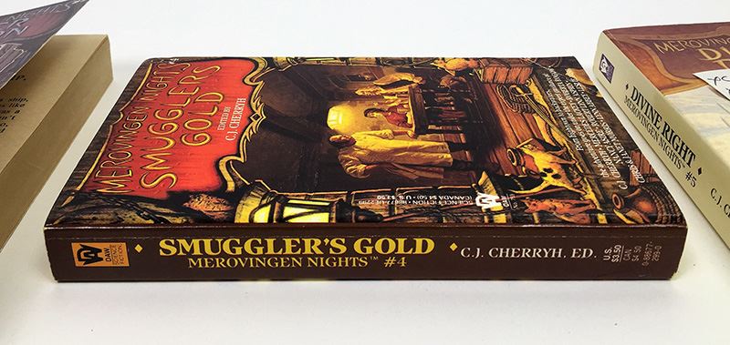 C.J. Cherryh Collection: Merovingen Nights #2,4,5,6,7 - Signed by: C.J. Cherryh, Mercedes Lackey, Leslie Fish & Roberta Rogow [Photo 12]