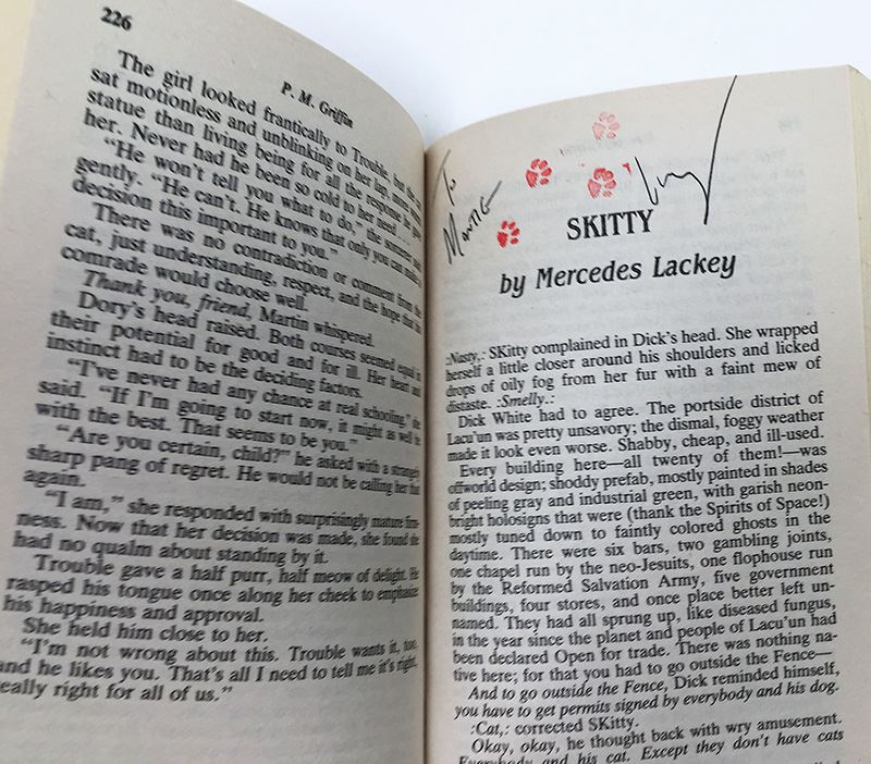 Andre Norton & Martin H. Greenberg Collection: Cat Fantastic I & II - Signed by Andre Norton, Claire L. Bell & Mercedes Lackey [Photo 10]