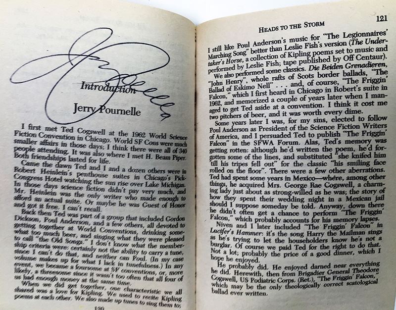David Drake w/ Sandra Miesel Collection: The War Machine, A Separate Star & Heads to the Storm (Tributes to Rudyard Kipling) - Multiple Signatures; George R.R. Martin, Poul Anderson, Gene Wolfe, Joe Haldeman, L. Sprague de Camp, Roger MacBride Allen, etc. [Photo 33]