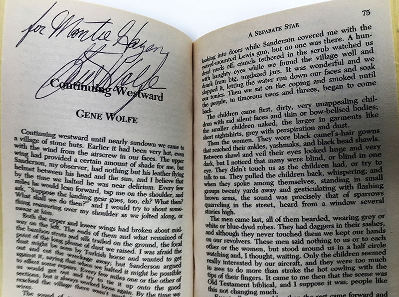 David Drake w/ Sandra Miesel Collection: The War Machine, A Separate Star & Heads to the Storm (Tributes to Rudyard Kipling) - Multiple Signatures; George R.R. Martin, Poul Anderson, Gene Wolfe, Joe Haldeman, L. Sprague de Camp, Roger MacBride Allen, etc. [Photo 9]