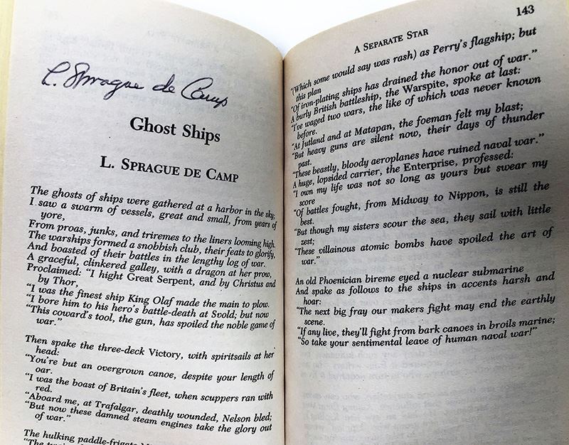 David Drake w/ Sandra Miesel Collection: The War Machine, A Separate Star & Heads to the Storm (Tributes to Rudyard Kipling) - Multiple Signatures; George R.R. Martin, Poul Anderson, Gene Wolfe, Joe Haldeman, L. Sprague de Camp, Roger MacBride Allen, etc. [Photo 13]