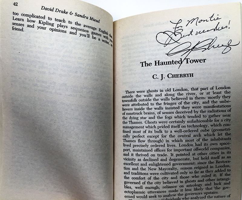 David Drake w/ Sandra Miesel Collection: The War Machine, A Separate Star & Heads to the Storm (Tributes to Rudyard Kipling) - Multiple Signatures; George R.R. Martin, Poul Anderson, Gene Wolfe, Joe Haldeman, L. Sprague de Camp, Roger MacBride Allen, etc. [Photo 25]