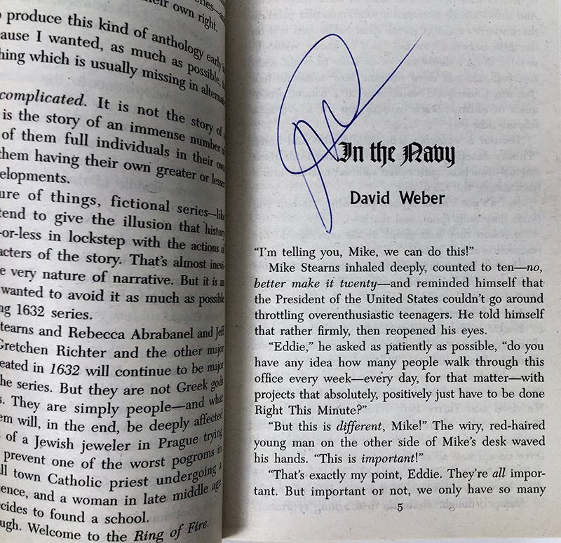 David Weber Collection: Changer of Worlds & Ring of Fire - Signed by David Weber [Photo 11]