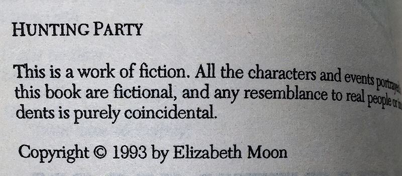 Elizabeth Moon Collection: Hunting Party, Marque and Reprisal, Engaging the Enemy, Change of Command & Winning Colors - Signed by Elizabeth Moon [Photo 11]