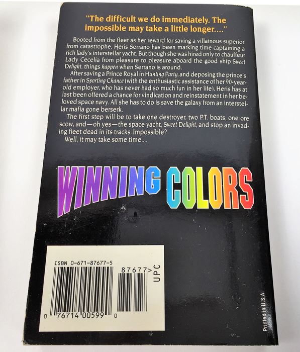 Elizabeth Moon Collection: Hunting Party, Marque and Reprisal, Engaging the Enemy, Change of Command & Winning Colors - Signed by Elizabeth Moon [Photo 28]