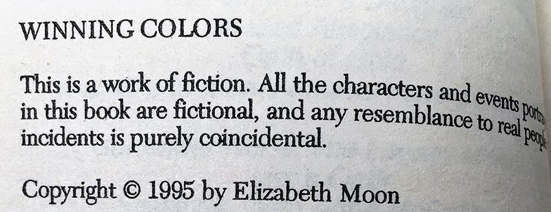 Elizabeth Moon Collection: Hunting Party, Marque and Reprisal, Engaging the Enemy, Change of Command & Winning Colors - Signed by Elizabeth Moon [Photo 31]