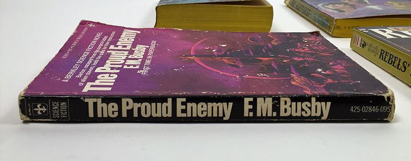 F.M. Busby Collection: The Demu Trilogy, Alien Debt, The Proud Enemy, Star Rebel, Rebel's Seed & Rebel's Quest - Signed by F.M. Busby [Photo 24]