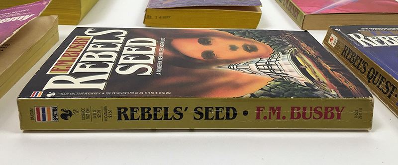 F.M. Busby Collection: The Demu Trilogy, Alien Debt, The Proud Enemy, Star Rebel, Rebel's Seed & Rebel's Quest - Signed by F.M. Busby [Photo 30]