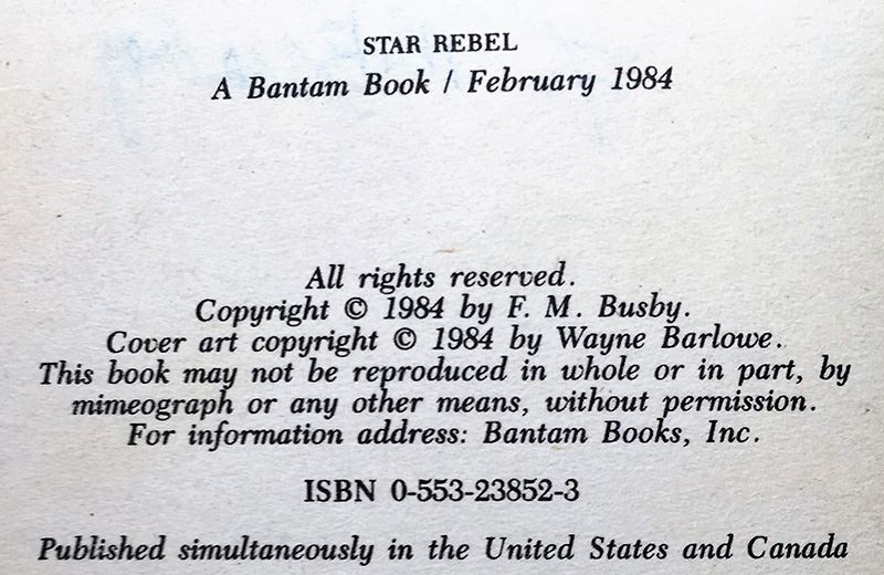 F.M. Busby Collection: The Demu Trilogy, Alien Debt, The Proud Enemy, Star Rebel, Rebel's Seed & Rebel's Quest - Signed by F.M. Busby [Photo 23]