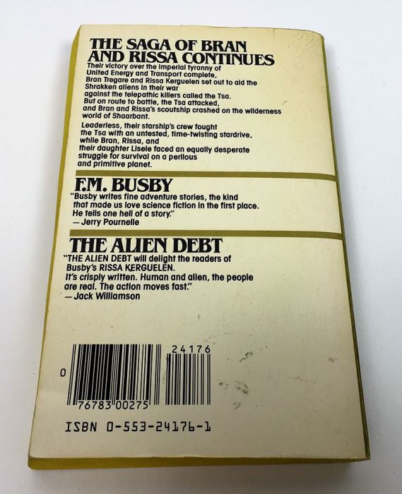 F.M. Busby Collection: The Demu Trilogy, Alien Debt, The Proud Enemy, Star Rebel, Rebel's Seed & Rebel's Quest - Signed by F.M. Busby [Photo 14]