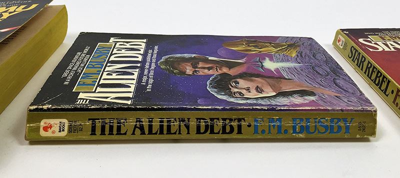 F.M. Busby Collection: The Demu Trilogy, Alien Debt, The Proud Enemy, Star Rebel, Rebel's Seed & Rebel's Quest - Signed by F.M. Busby [Photo 13]