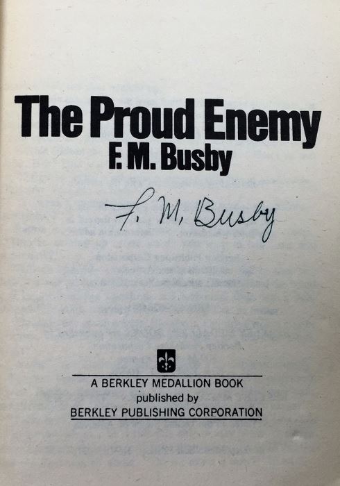 F.M. Busby Collection: The Demu Trilogy, Alien Debt, The Proud Enemy, Star Rebel, Rebel's Seed & Rebel's Quest - Signed by F.M. Busby [Photo 27]
