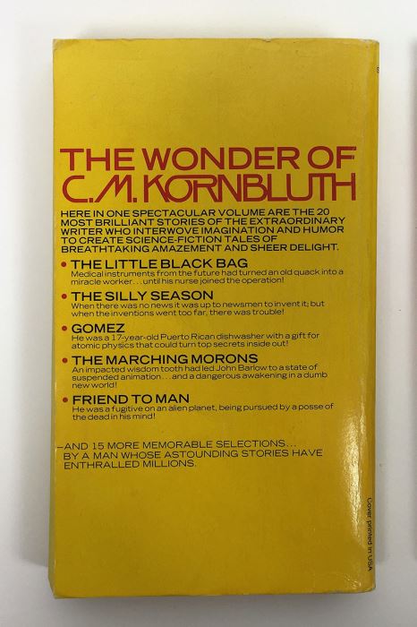 Frederik Pohl & C.M. Kornbluth Collection: The Best of C.M. Kornbluth, Gladiator-At-Law & Search the Sky - Signed by Frederik Pohl [Photo 6]