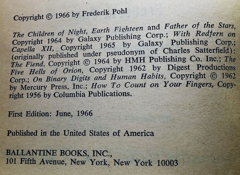 Frederik Pohl & Jack Williamson Collection: The Undersea Trilogy & The Undersea Quest - Signed by Frederik Pohl & Jack Williamson; Frederik Pohl Collection: Digits & Dastards, Man Plus - Signed by Frederik Pohl [Photo 16]