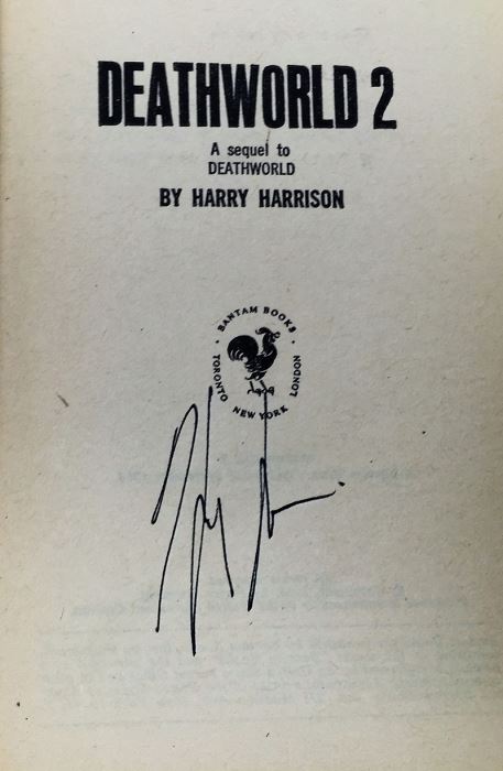Harry Harrison Collection: Death World (1, 2 & 3) & Skyfall - Signed by Harry Harrison [Photo 17]