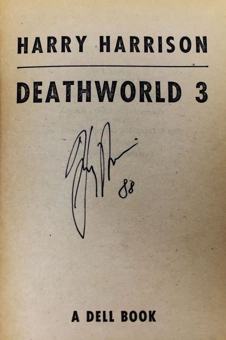 Harry Harrison Collection: Death World (1, 2 & 3) & Skyfall - Signed by Harry Harrison [Photo 22]