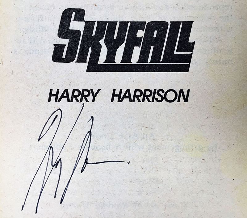 Harry Harrison Collection: Death World (1, 2 & 3) & Skyfall - Signed by Harry Harrison [Photo 8]