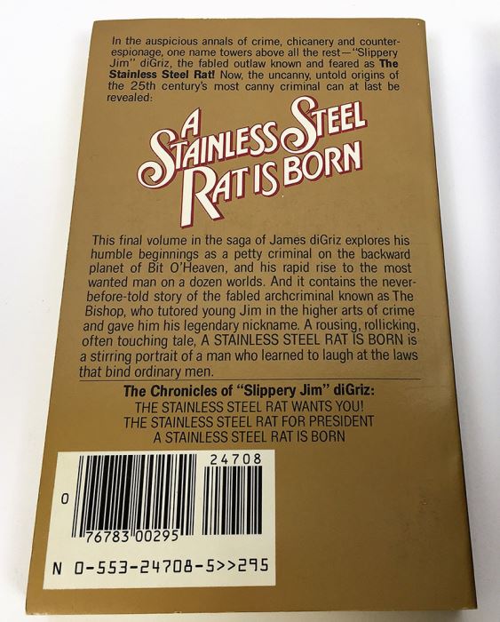 Harry Harrison Collection: A Stainless Steel Rat is Born, The Adventures of the Stainless Steel Rat, The Stainless Steel Rat for President & Soylent Green - Signed by Harry Harrison [Photo 7]