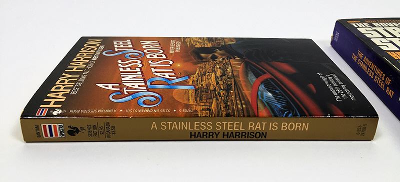 Harry Harrison Collection: A Stainless Steel Rat is Born, The Adventures of the Stainless Steel Rat, The Stainless Steel Rat for President & Soylent Green - Signed by Harry Harrison [Photo 6]
