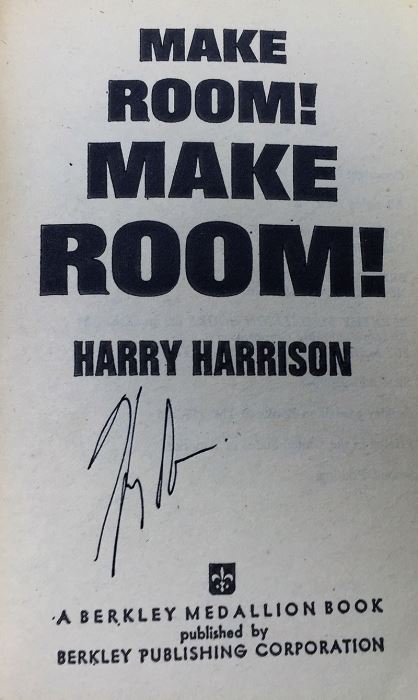 Harry Harrison Collection: A Stainless Steel Rat is Born, The Adventures of the Stainless Steel Rat, The Stainless Steel Rat for President & Soylent Green - Signed by Harry Harrison [Photo 23]