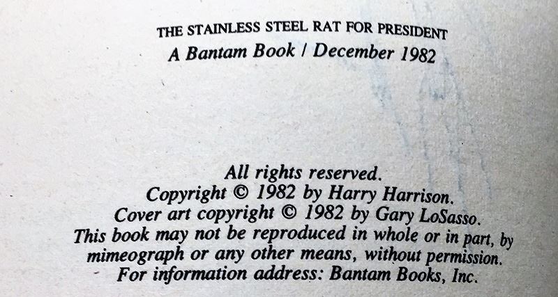 Harry Harrison Collection: A Stainless Steel Rat is Born, The Adventures of the Stainless Steel Rat, The Stainless Steel Rat for President & Soylent Green - Signed by Harry Harrison [Photo 20]