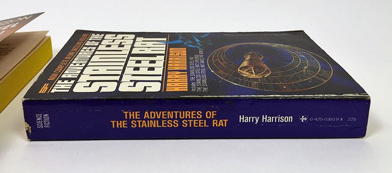 Harry Harrison Collection: A Stainless Steel Rat is Born, The Adventures of the Stainless Steel Rat, The Stainless Steel Rat for President & Soylent Green - Signed by Harry Harrison [Photo 11]