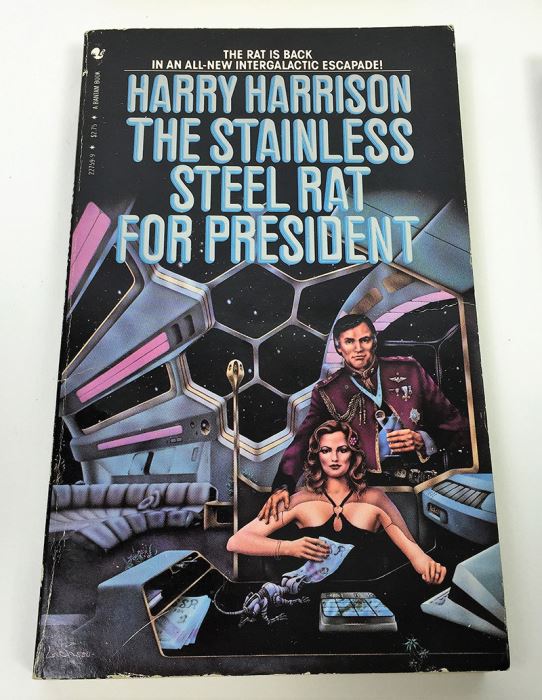 Harry Harrison Collection: A Stainless Steel Rat is Born, The Adventures of the Stainless Steel Rat, The Stainless Steel Rat for President & Soylent Green - Signed by Harry Harrison [Photo 4]