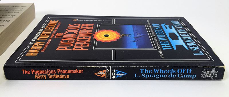 Harry Turtledove Collection: Curious Notions, The Disunited States of America & In High Places (Crosstime Traffic Series) & The Case of the Toxic Spell Dump; The Pugnacious Peacemaker - Signed by Harry Turtledove & L. Sprague de Camp  [Photo 15]