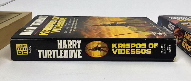 Harry Turtledove Collection: The Tale of Krispos: Krispos Rising, Krispos of Videssos & Krispos the Emperor - Signed by Harry Turtledove  [Photo 9]