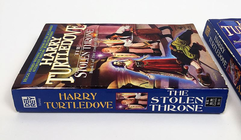 Harry Turtledove Collection: The Time of Troubles: The Stolen Throne, Hammer and Anvil, The Thousand Cities & Videssos Besieged - Signed by Harry Turtledove  [Photo 6]