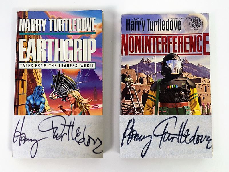 Harry Turtledove Collection: Earthgrip & Noninteference - Signed by Harry Turtledove 