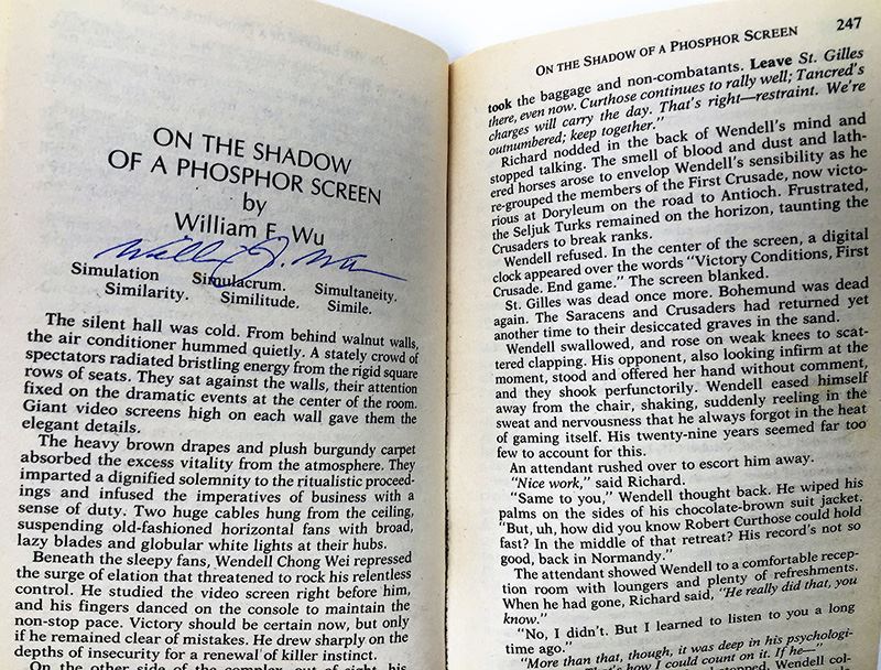 J.E. Pournelle Collection: There Will Be War Series (Book 1-4): There Will Be War, Men of War, Blood and Iron & Day of the Tyrant - Multiple Signatures: J.E. Pournelle, Larry Niven, Poul Anderson, Joe Haldeman, William F. Wu, Joel Rosenberg & Jack Vance [Photo 21]
