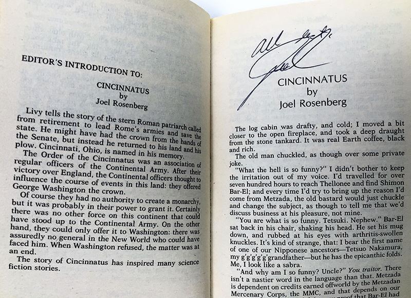 J.E. Pournelle Collection: There Will Be War Series (Book 1-4): There Will Be War, Men of War, Blood and Iron & Day of the Tyrant - Multiple Signatures: J.E. Pournelle, Larry Niven, Poul Anderson, Joe Haldeman, William F. Wu, Joel Rosenberg & Jack Vance [Photo 23]