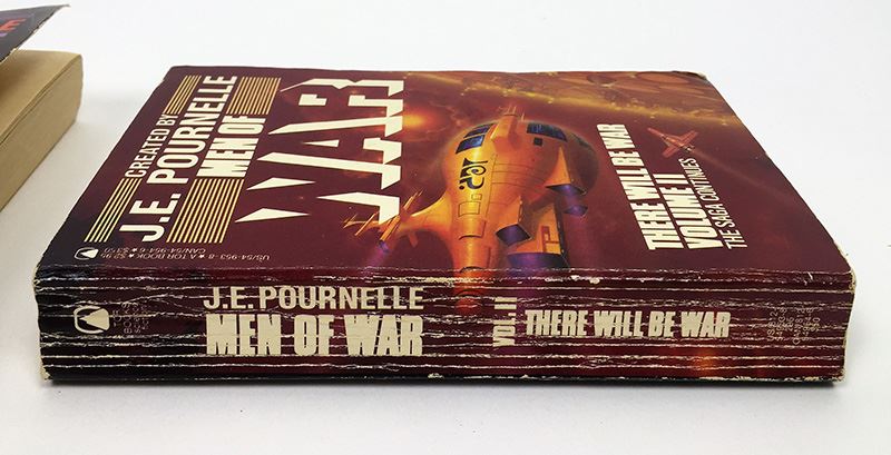 J.E. Pournelle Collection: There Will Be War Series (Book 1-4): There Will Be War, Men of War, Blood and Iron & Day of the Tyrant - Multiple Signatures: J.E. Pournelle, Larry Niven, Poul Anderson, Joe Haldeman, William F. Wu, Joel Rosenberg & Jack Vance [Photo 17]