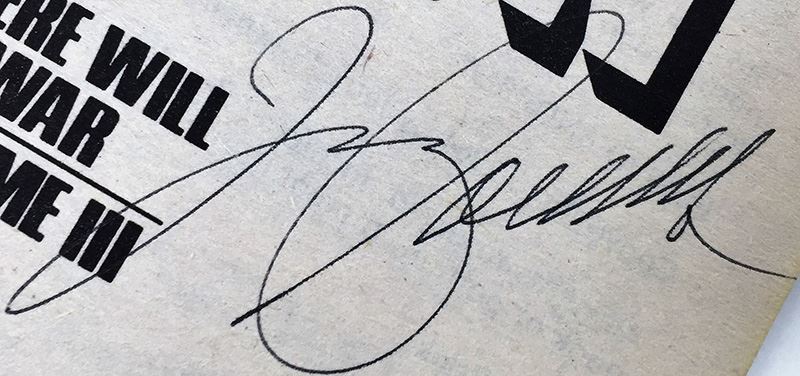 J.E. Pournelle Collection: There Will Be War Series (Book 1-4): There Will Be War, Men of War, Blood and Iron & Day of the Tyrant - Multiple Signatures: J.E. Pournelle, Larry Niven, Poul Anderson, Joe Haldeman, William F. Wu, Joel Rosenberg & Jack Vance [Photo 31]