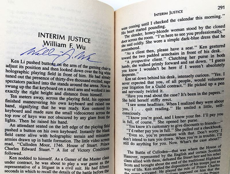 J.E. Pournelle Collection: There Will Be War Series (Book 1-4): There Will Be War, Men of War, Blood and Iron & Day of the Tyrant - Multiple Signatures: J.E. Pournelle, Larry Niven, Poul Anderson, Joe Haldeman, William F. Wu, Joel Rosenberg & Jack Vance [Photo 41]
