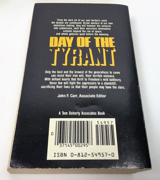 J.E. Pournelle Collection: There Will Be War Series (Book 1-4): There Will Be War, Men of War, Blood and Iron & Day of the Tyrant - Multiple Signatures: J.E. Pournelle, Larry Niven, Poul Anderson, Joe Haldeman, William F. Wu, Joel Rosenberg & Jack Vance [Photo 38]