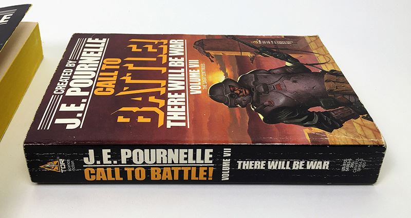 J.E. Pournelle Collection: There Will Be War Series (Book 5-9): Warrior, Guns of Darkness, Call to Battle!, Armageddon & After Armageddon - Multiple Signatures: J.E. Pournelle, William F. Wu, Harry Turtledove, Gregory Benford, Ben Bova, Dean Ing, etc. [Photo 26]