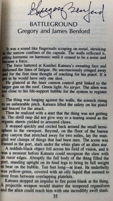 J.E. Pournelle Collection: There Will Be War Series (Book 5-9): Warrior, Guns of Darkness, Call to Battle!, Armageddon & After Armageddon - Multiple Signatures: J.E. Pournelle, William F. Wu, Harry Turtledove, Gregory Benford, Ben Bova, Dean Ing, etc. [Photo 19]