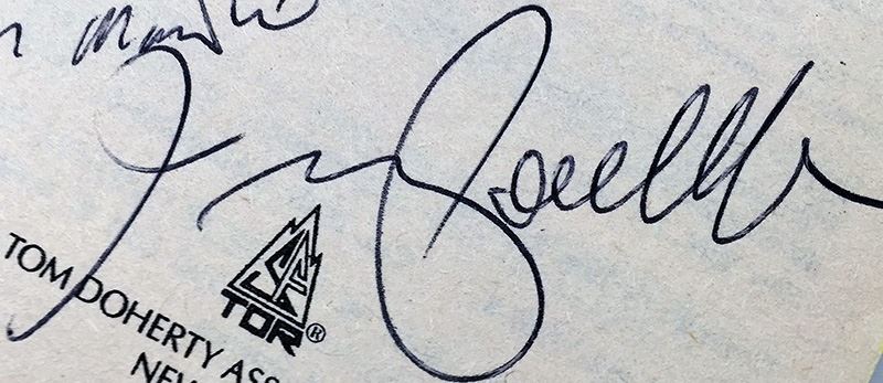 J.E. Pournelle Collection: There Will Be War Series (Book 5-9): Warrior, Guns of Darkness, Call to Battle!, Armageddon & After Armageddon - Multiple Signatures: J.E. Pournelle, William F. Wu, Harry Turtledove, Gregory Benford, Ben Bova, Dean Ing, etc. [Photo 58]