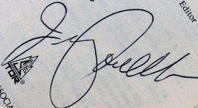 J.E. Pournelle Collection: There Will Be War Series (Book 5-9): Warrior, Guns of Darkness, Call to Battle!, Armageddon & After Armageddon - Multiple Signatures: J.E. Pournelle, William F. Wu, Harry Turtledove, Gregory Benford, Ben Bova, Dean Ing, etc. [Photo 29]