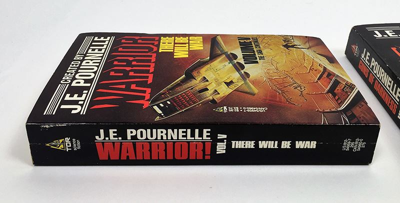 J.E. Pournelle Collection: There Will Be War Series (Book 5-9): Warrior, Guns of Darkness, Call to Battle!, Armageddon & After Armageddon - Multiple Signatures: J.E. Pournelle, William F. Wu, Harry Turtledove, Gregory Benford, Ben Bova, Dean Ing, etc. [Photo 4]
