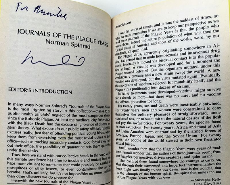 J.E. Pournelle Collection: There Will Be War Series (Book 5-9): Warrior, Guns of Darkness, Call to Battle!, Armageddon & After Armageddon - Multiple Signatures: J.E. Pournelle, William F. Wu, Harry Turtledove, Gregory Benford, Ben Bova, Dean Ing, etc. [Photo 63]