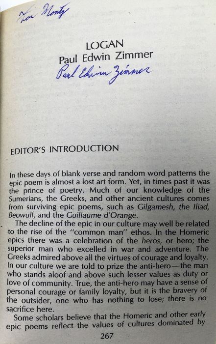 J.E. Pournelle Collection: There Will Be War Series (Book 5-9): Warrior, Guns of Darkness, Call to Battle!, Armageddon & After Armageddon - Multiple Signatures: J.E. Pournelle, William F. Wu, Harry Turtledove, Gregory Benford, Ben Bova, Dean Ing, etc. [Photo 50]