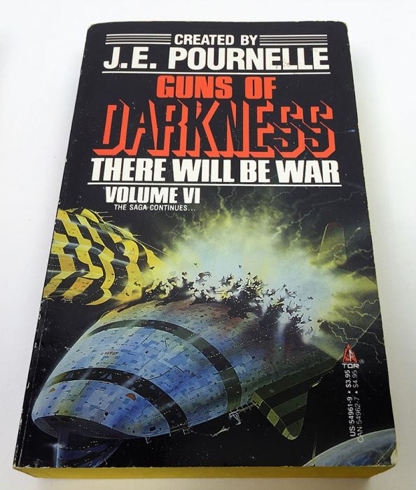 J.E. Pournelle Collection: There Will Be War Series (Book 5-9): Warrior, Guns of Darkness, Call to Battle!, Armageddon & After Armageddon - Multiple Signatures: J.E. Pournelle, William F. Wu, Harry Turtledove, Gregory Benford, Ben Bova, Dean Ing, etc. [Photo 13]