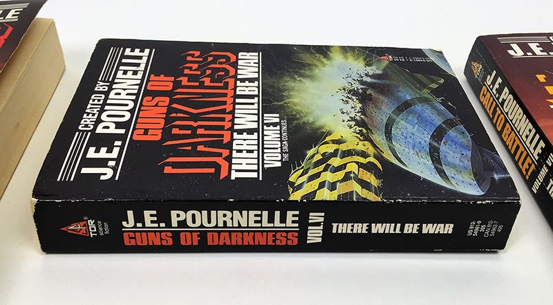 J.E. Pournelle Collection: There Will Be War Series (Book 5-9): Warrior, Guns of Darkness, Call to Battle!, Armageddon & After Armageddon - Multiple Signatures: J.E. Pournelle, William F. Wu, Harry Turtledove, Gregory Benford, Ben Bova, Dean Ing, etc. [Photo 15]