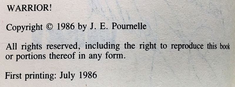 J.E. Pournelle Collection: There Will Be War Series (Book 5-9): Warrior, Guns of Darkness, Call to Battle!, Armageddon & After Armageddon - Multiple Signatures: J.E. Pournelle, William F. Wu, Harry Turtledove, Gregory Benford, Ben Bova, Dean Ing, etc. [Photo 12]